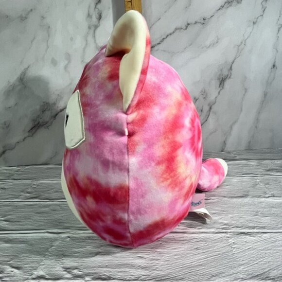 Squishmallow Sabine The Tie-Dye Pink Fox Soft Plush Animal - Picture 5 of 8